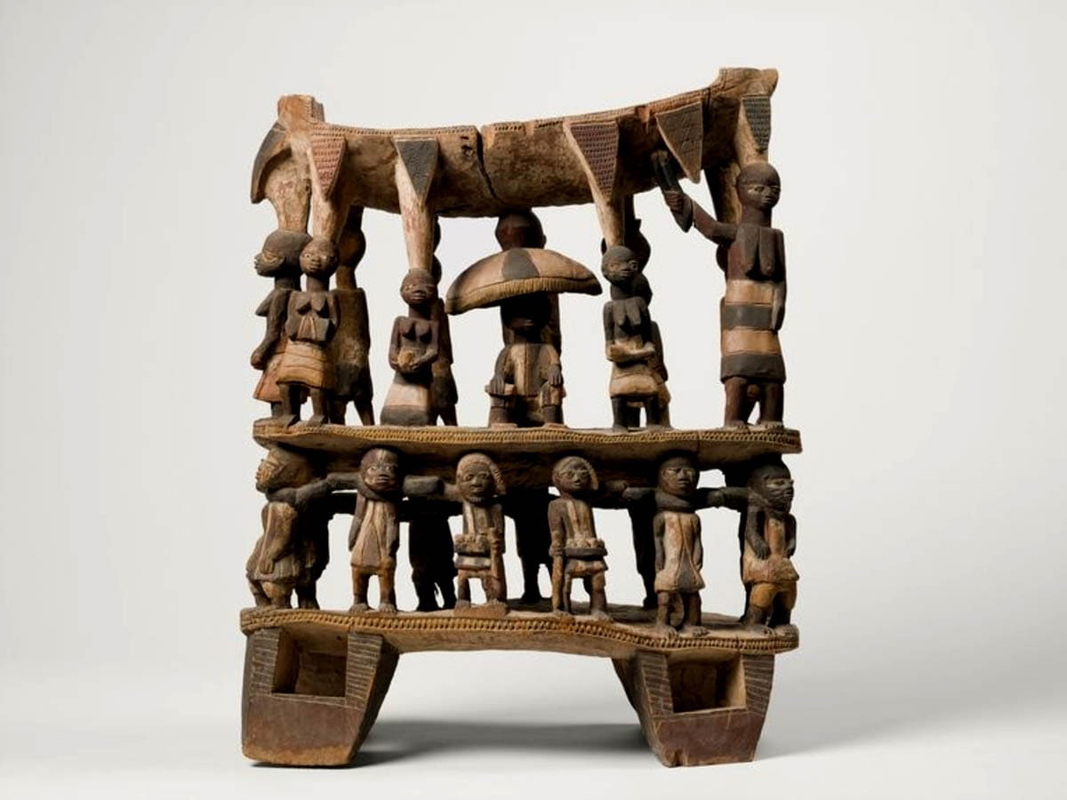 royal seat of benin photo