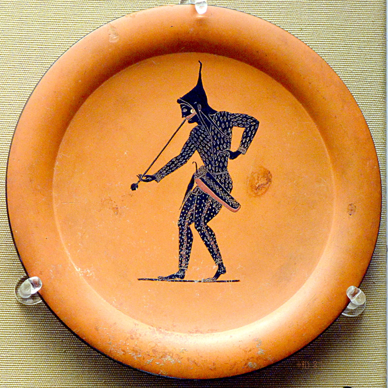 scythian archer trumpet plate