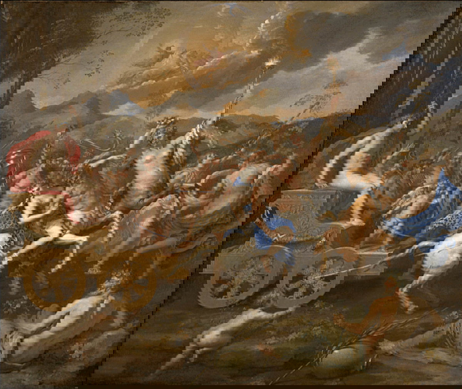 triumph bacchus poussin nelson atkins museum