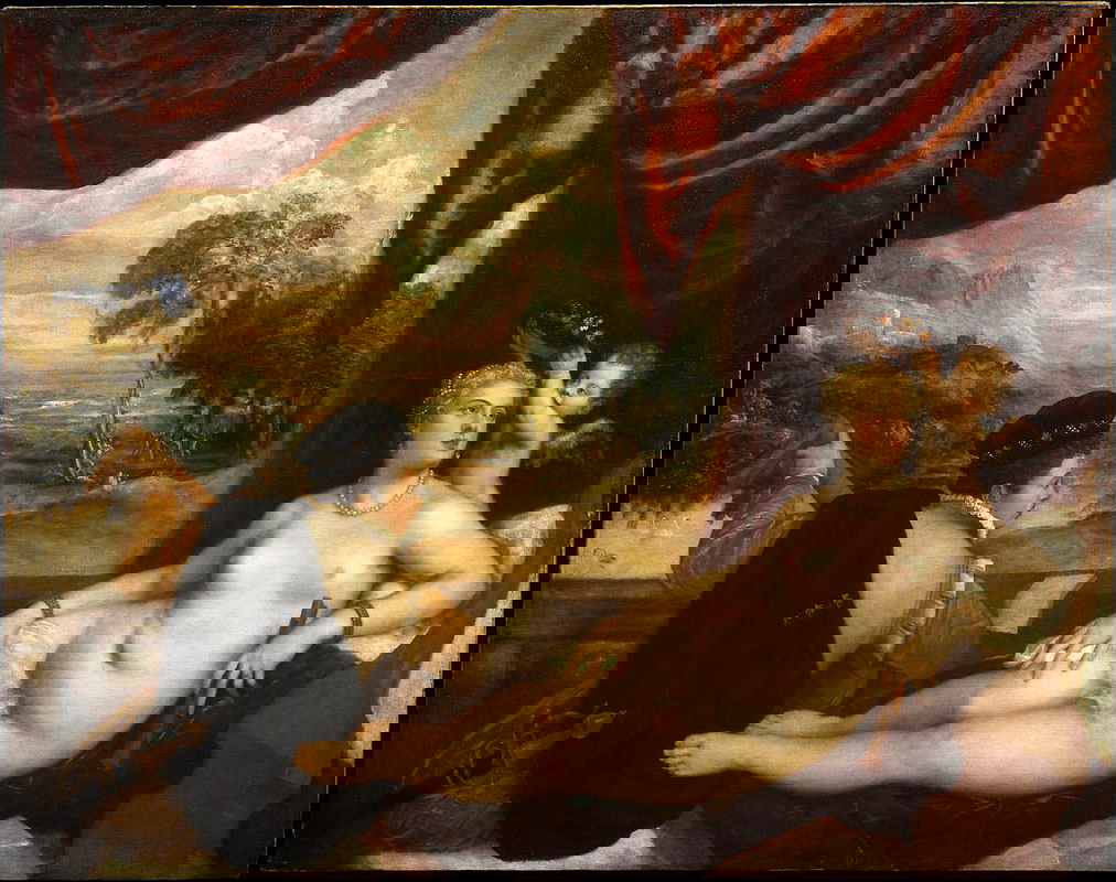 venus lute player titian renaissance met museum