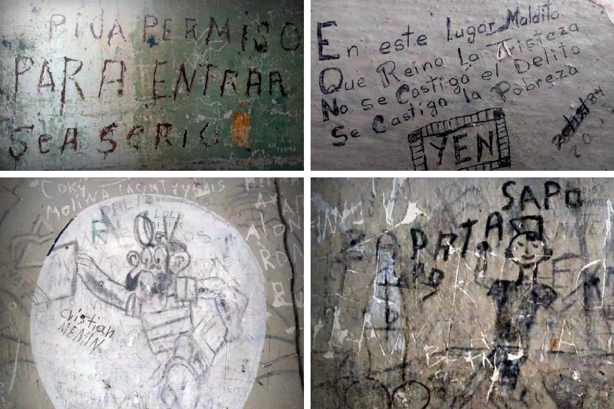 wall graffiti san lucas prison