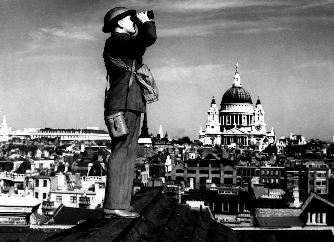 world war ii soldier observing invasion german uk