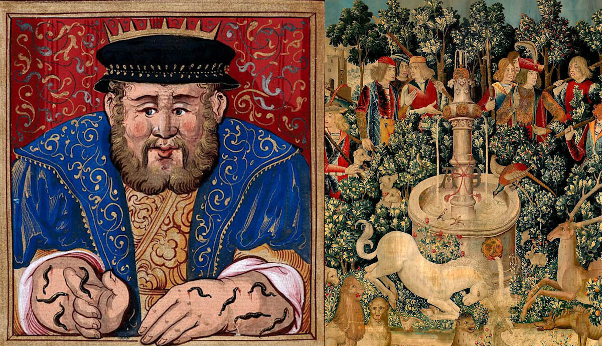 boaistuau leeches unicorn purifies water black death cures
