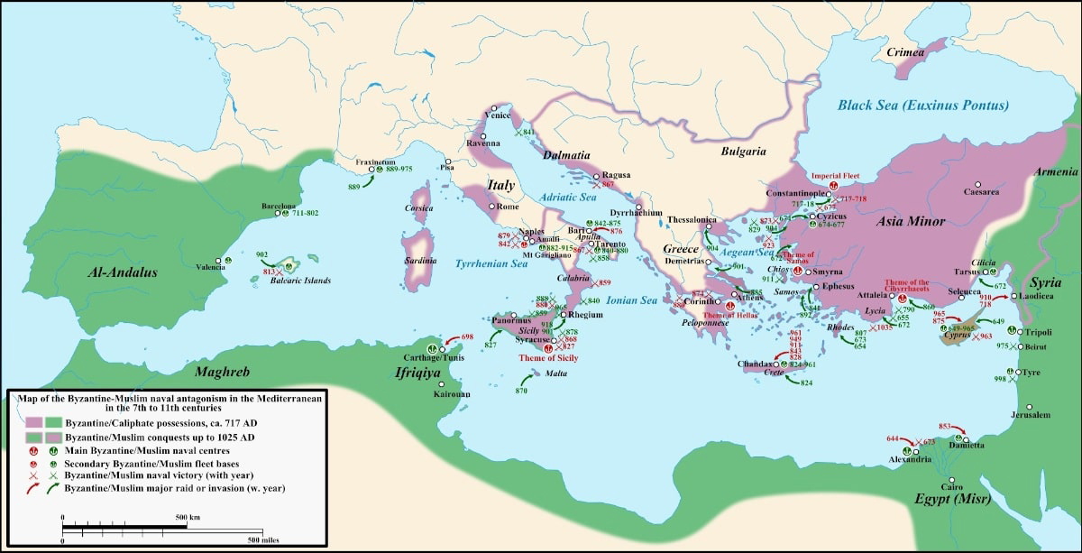 byzantine empire akroinon map