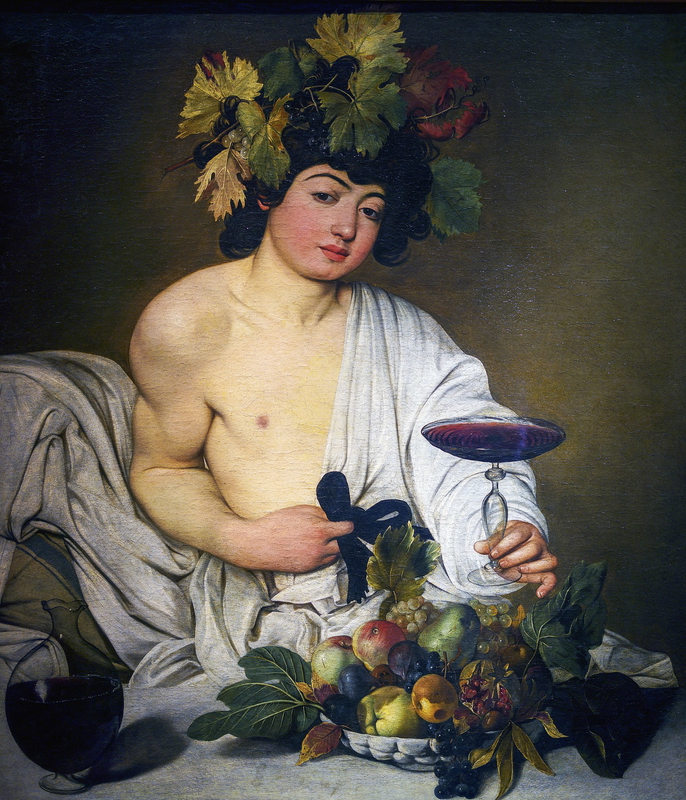 caravaggio bacchus dionysus painting