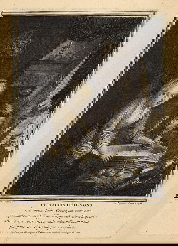 chopping onions louis surugue black death