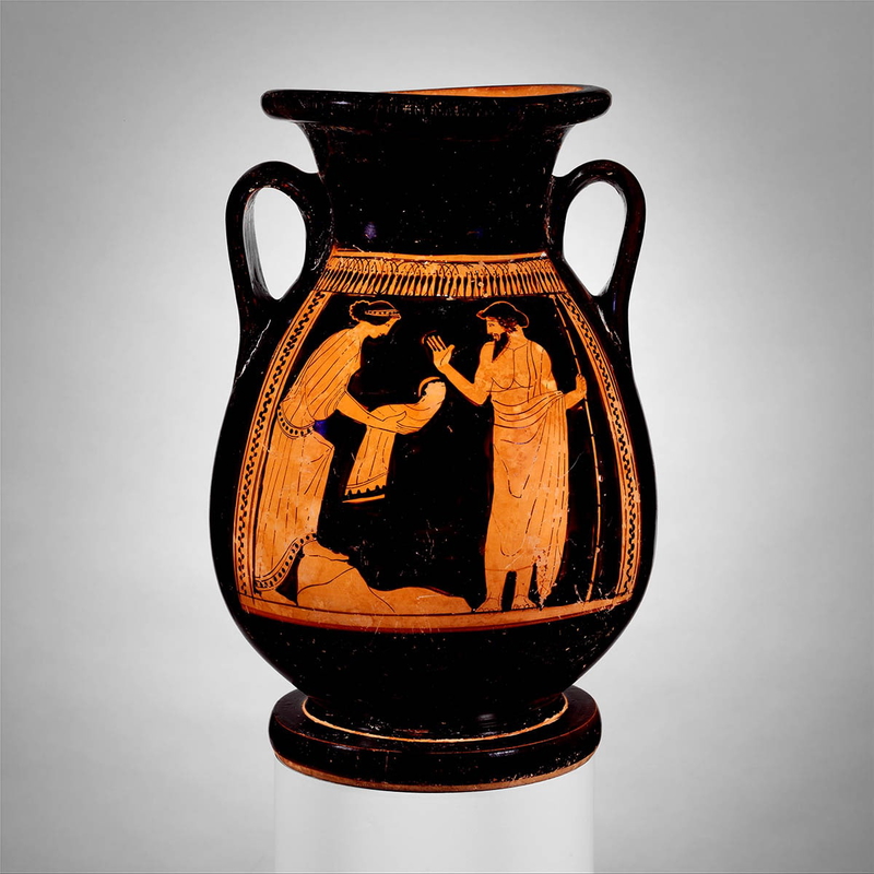cronos rhea zeus greek vase painting