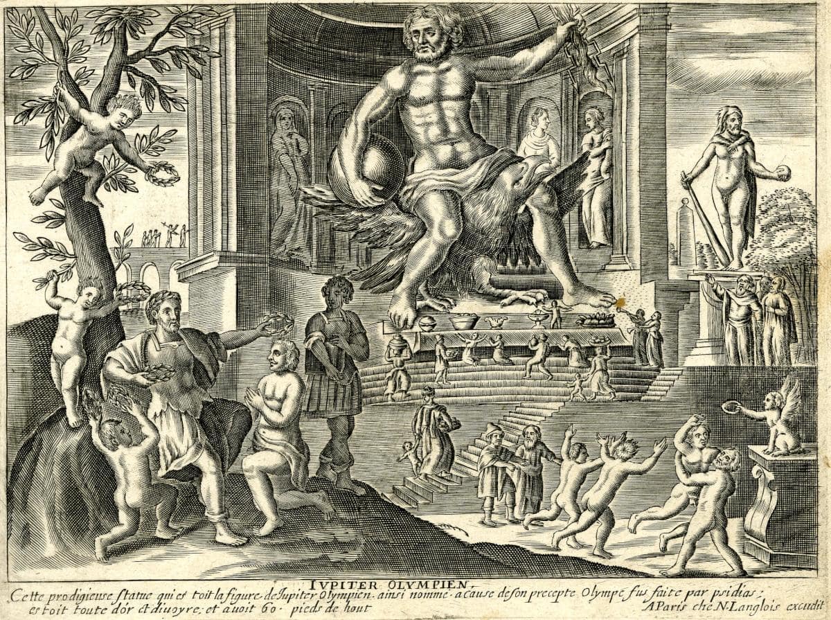 de vos jupiter statue print