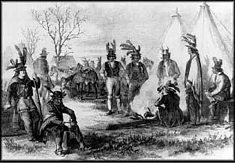 delaware indian scouts 1862