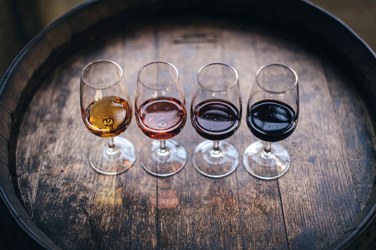 four wine glasses roger scruton