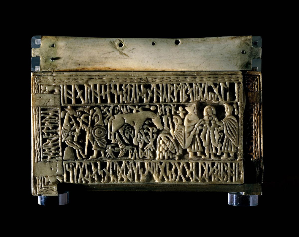 franks casket right panel