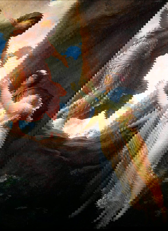 Painting of The Return of Persephone by Lord Frederick Leighton