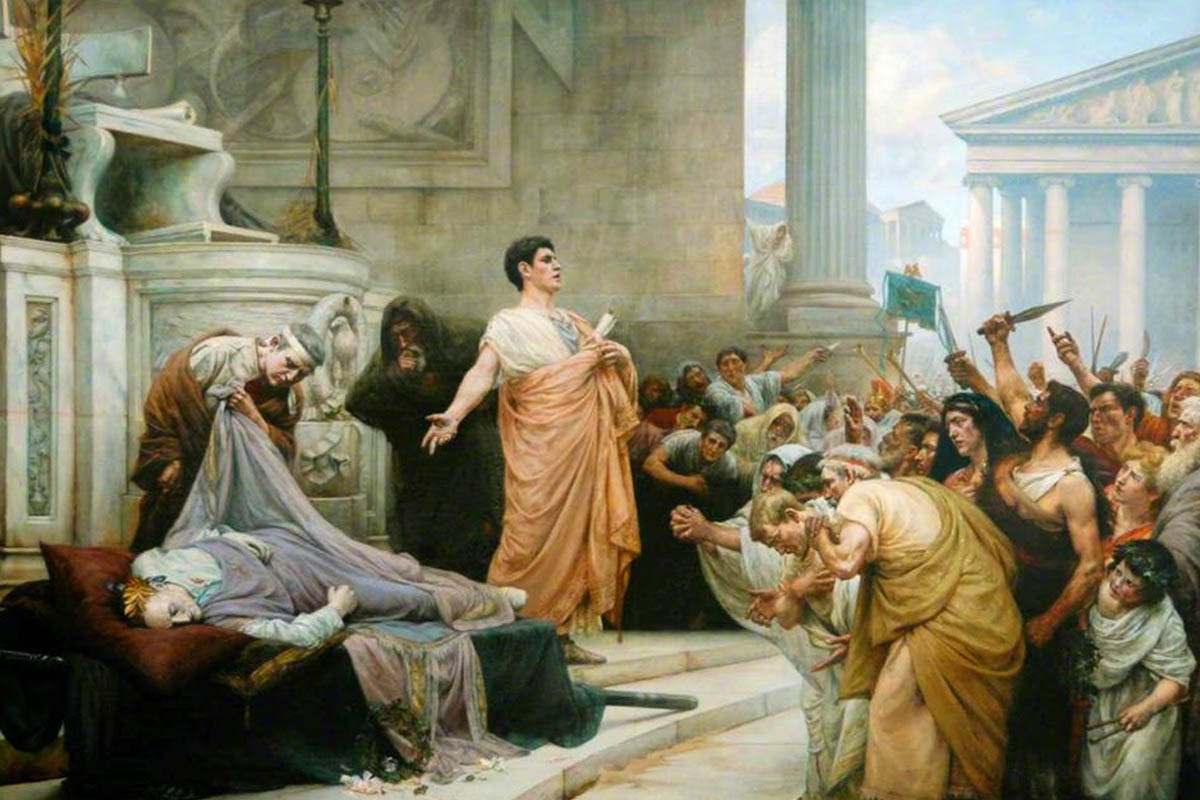 funeral oration mark anthony