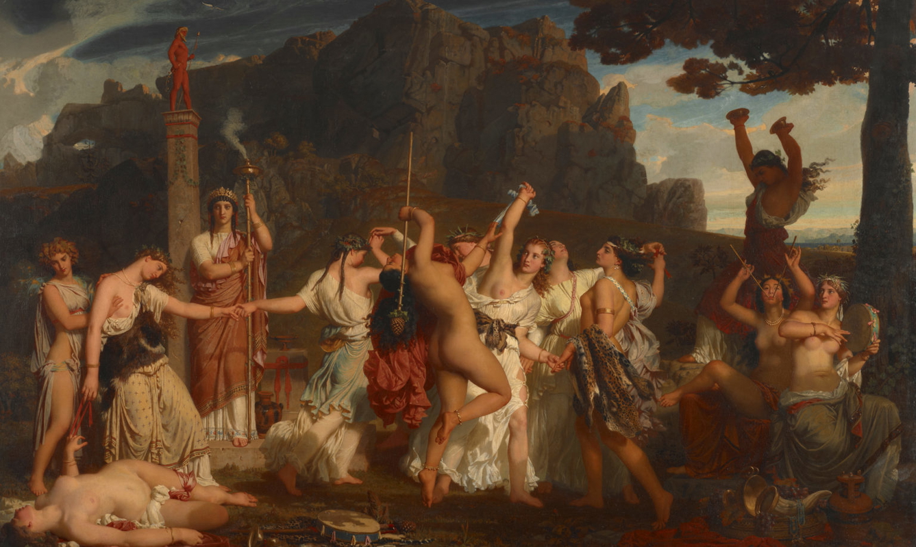 gleyre dance maenads painting