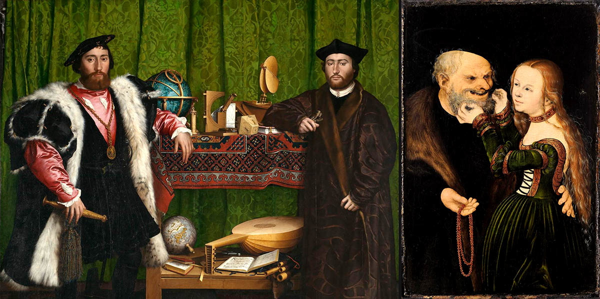 hans holbein younger reformation ambassadors cranach unequal couple