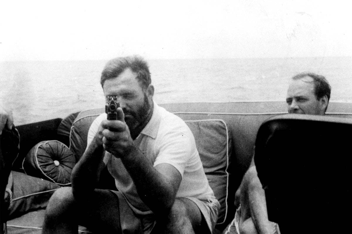 hemingway on boat