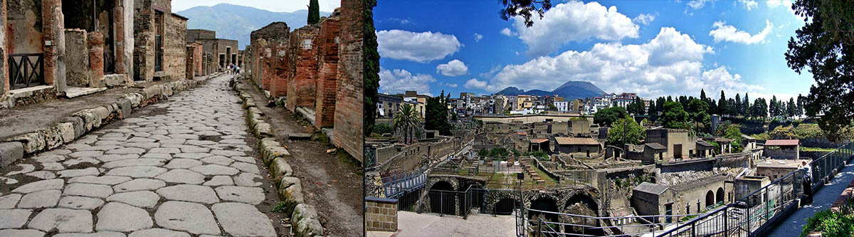 herculaneum pompeii ruins archaeological sites photographs