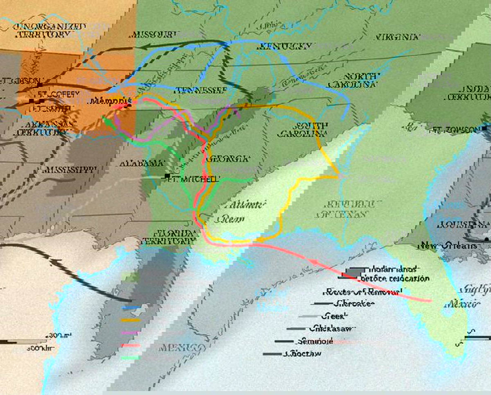 indian removal 1830s