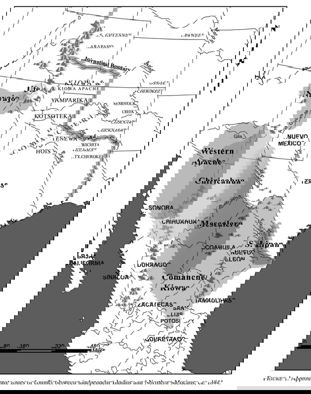 indian wars mexico 1844