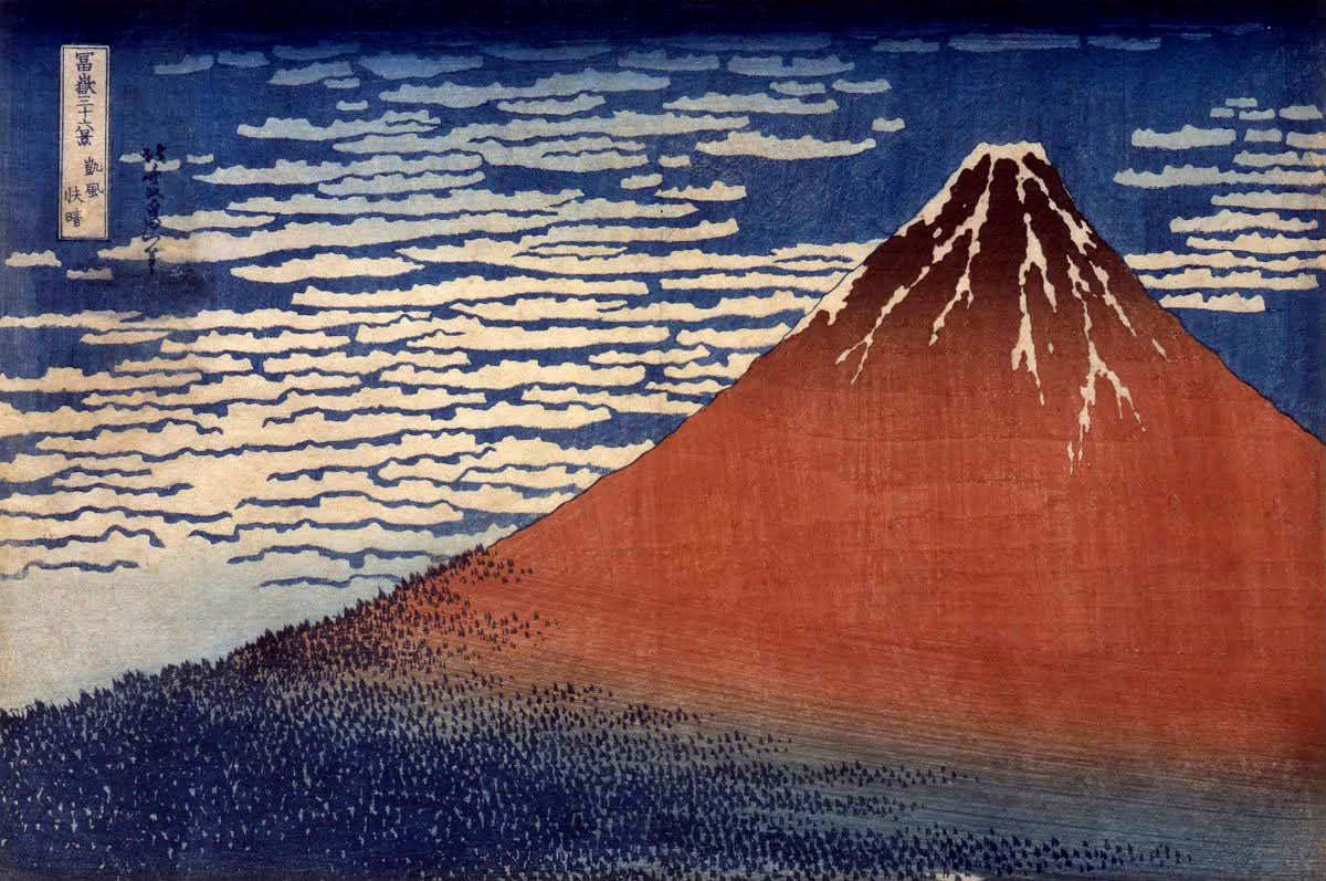 katsushika hokusai thirty six views mount fuji