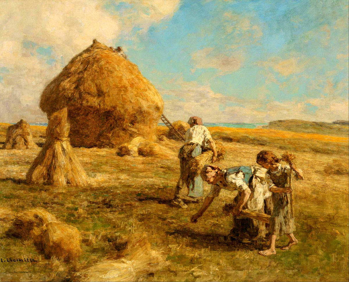 leon augustin lhermitte gleaning women