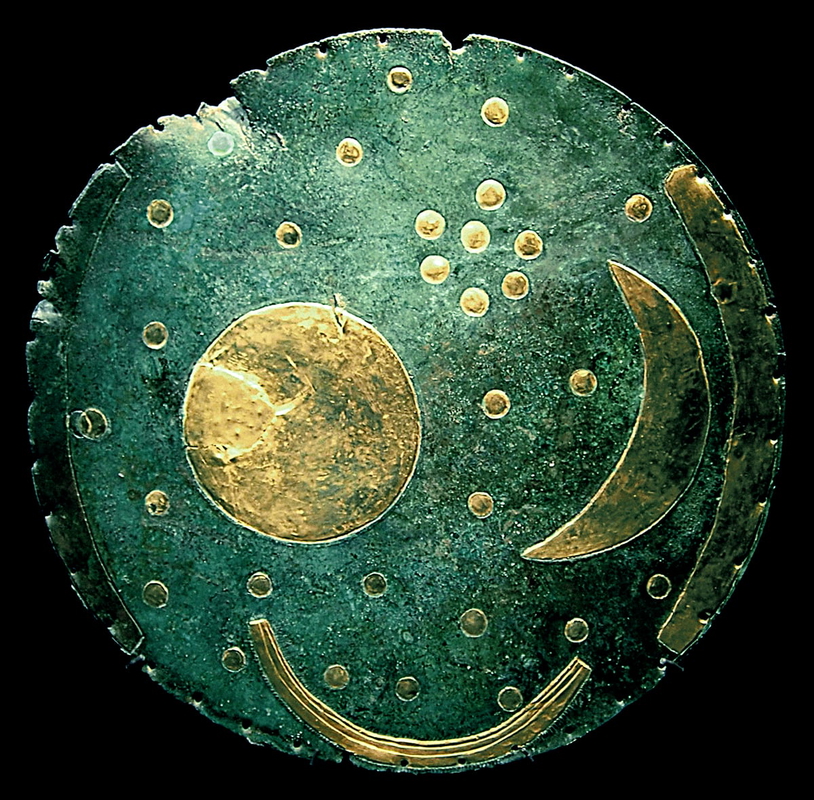 nebra sky disc moon in art