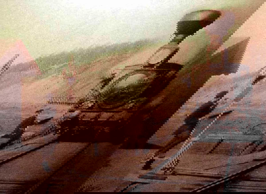 old picture of the trans siberian