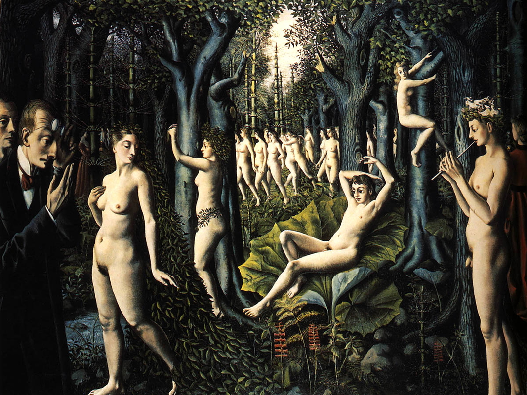 paul delvaux awakening of the forest