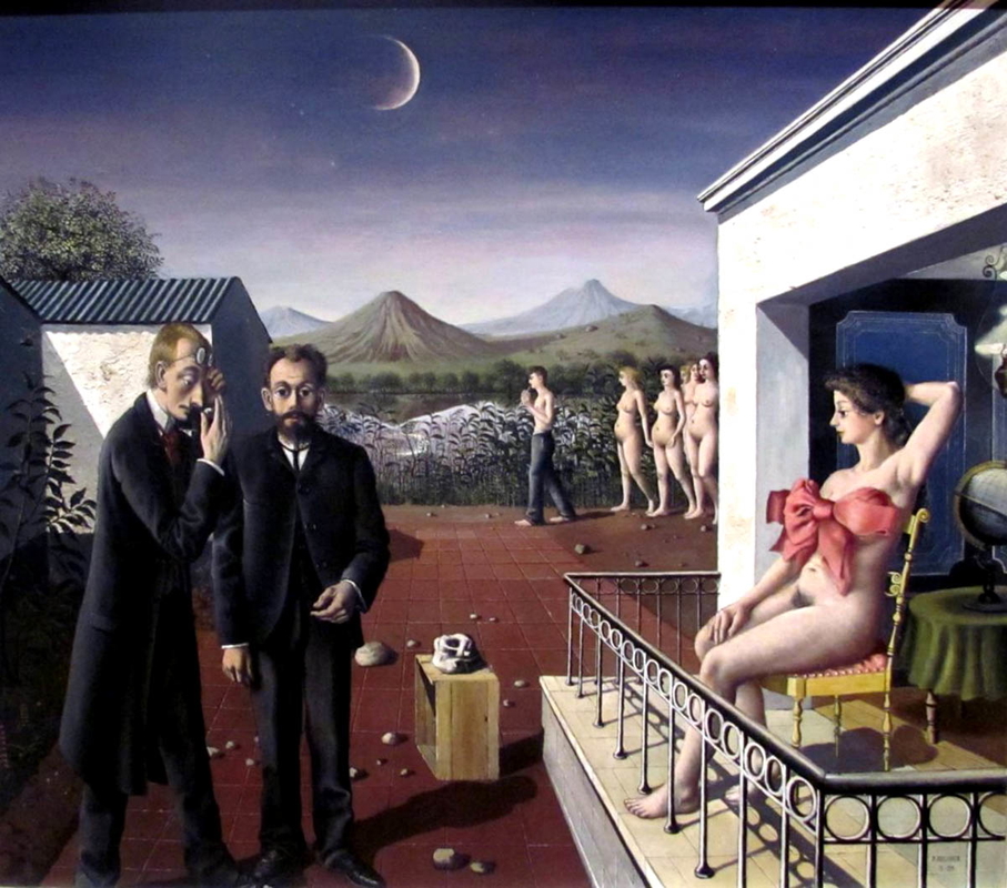 paul delvaux phases of the moon I