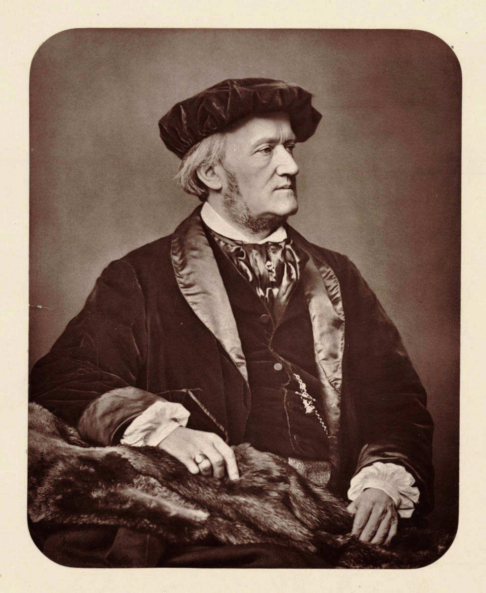 richard wagner portrait wearing hat