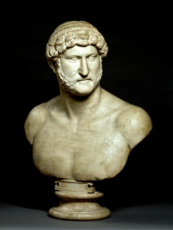 roman emperor hadrian portrait bust