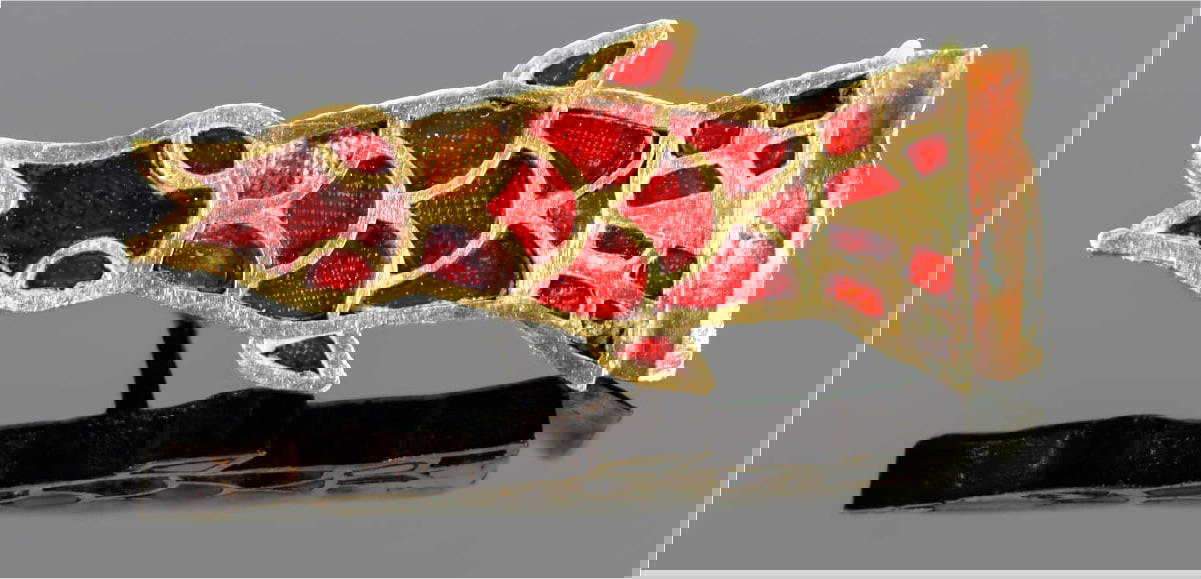 staffordshire hoard gold garnet fish