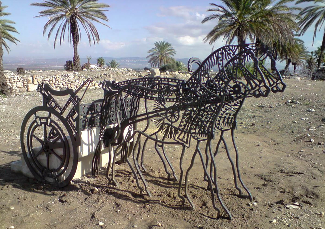 statue chariot battle of megiddo