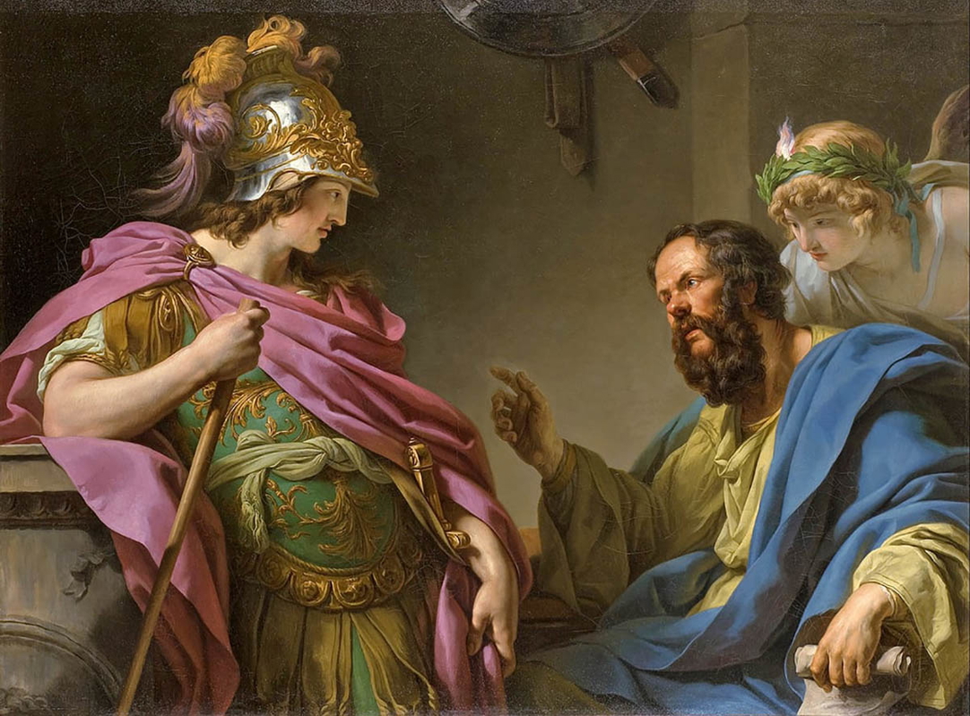 the republic alcibiades being taught