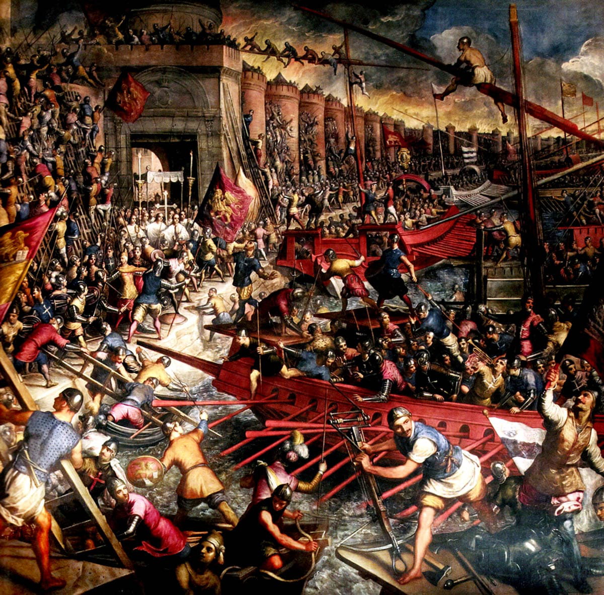 tintoretto siege of constantinople