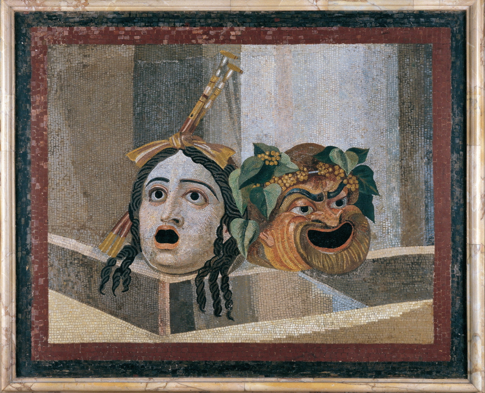 tragic comic theatre mask