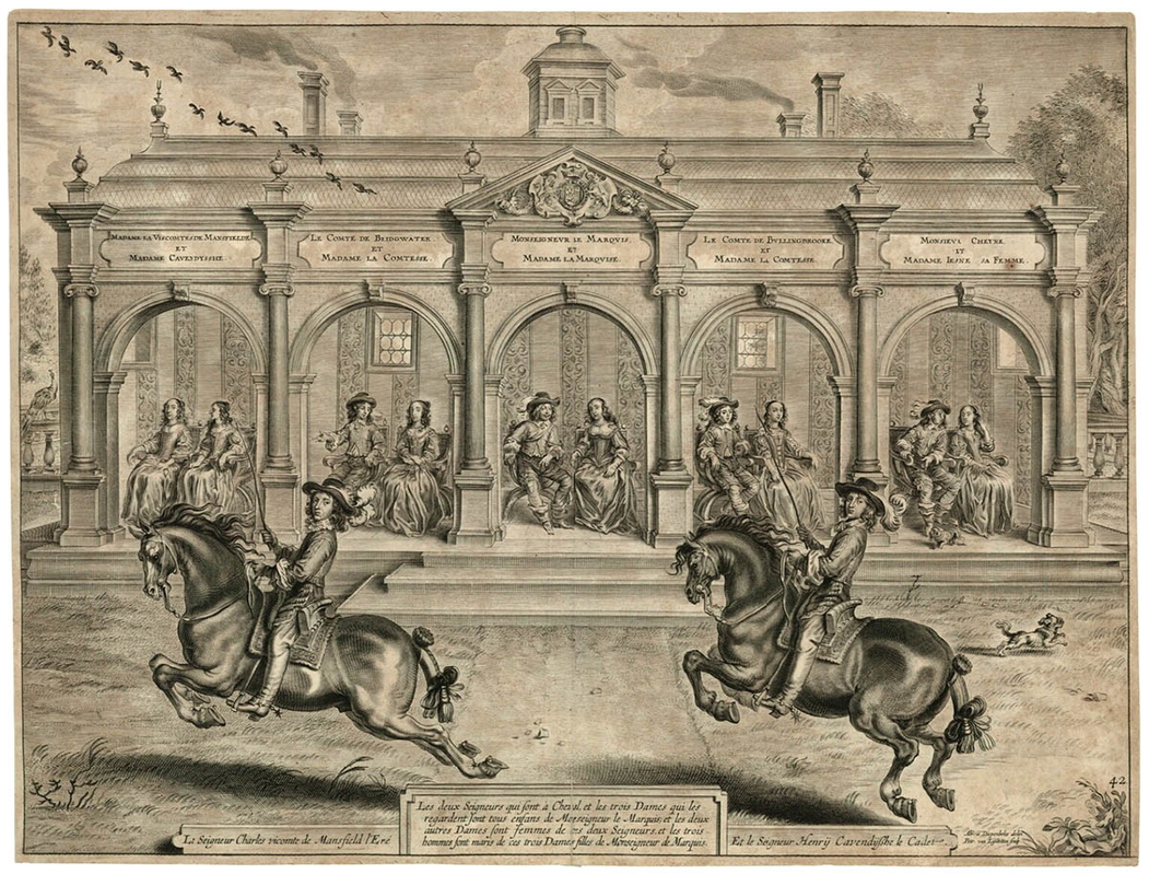 william cavendish family painting thomas hobbes