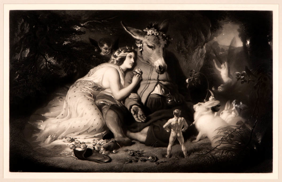 william shakespeare midsummer night dream landseer engraving