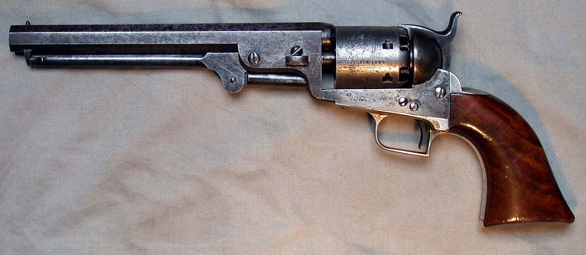 Colt Revolver from 1851. Source: Wikimedia Commons