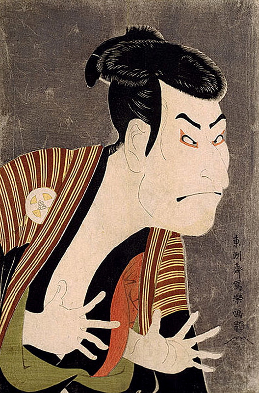 actor kabuki sharaku japanese print