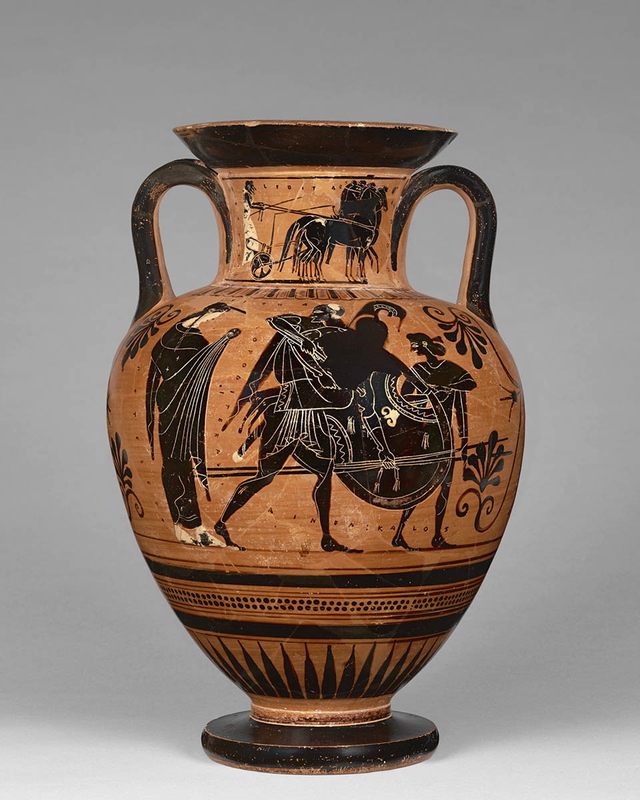 aeneas anchises trojan war greek vase painting