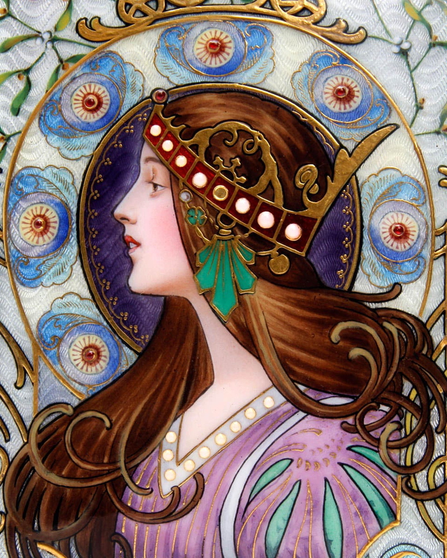 Art nouveau organic design
