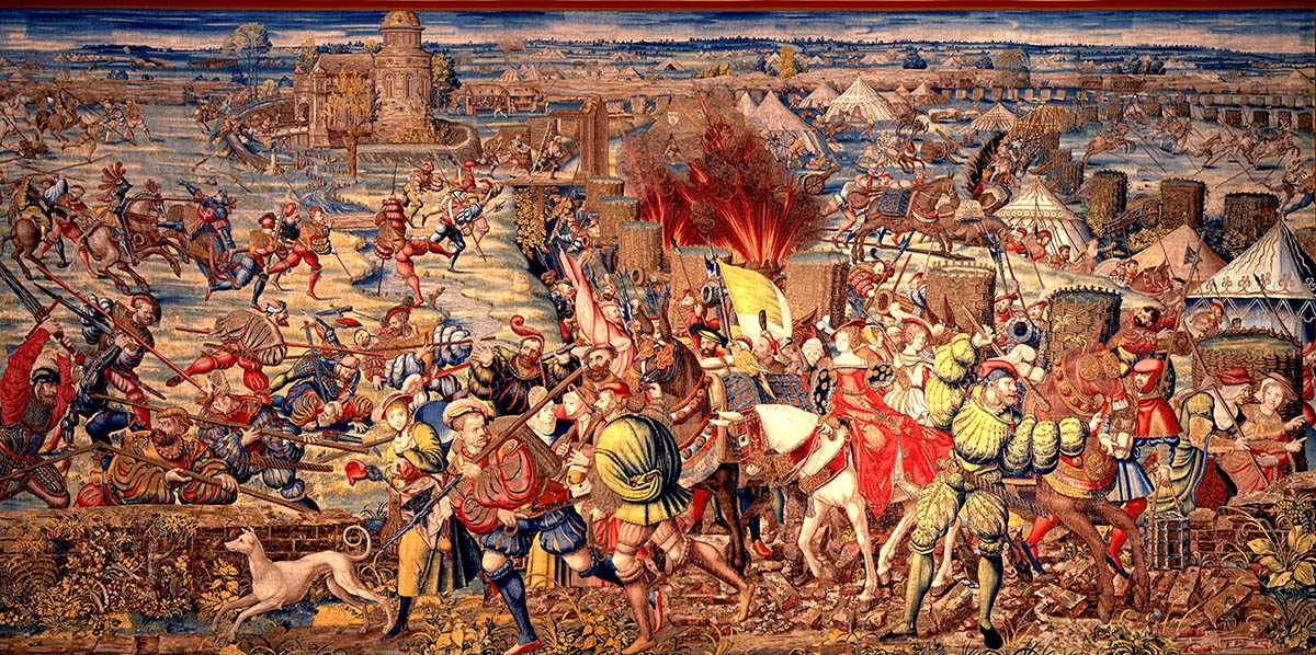battle pavia capture francis tapestry bernard van orley