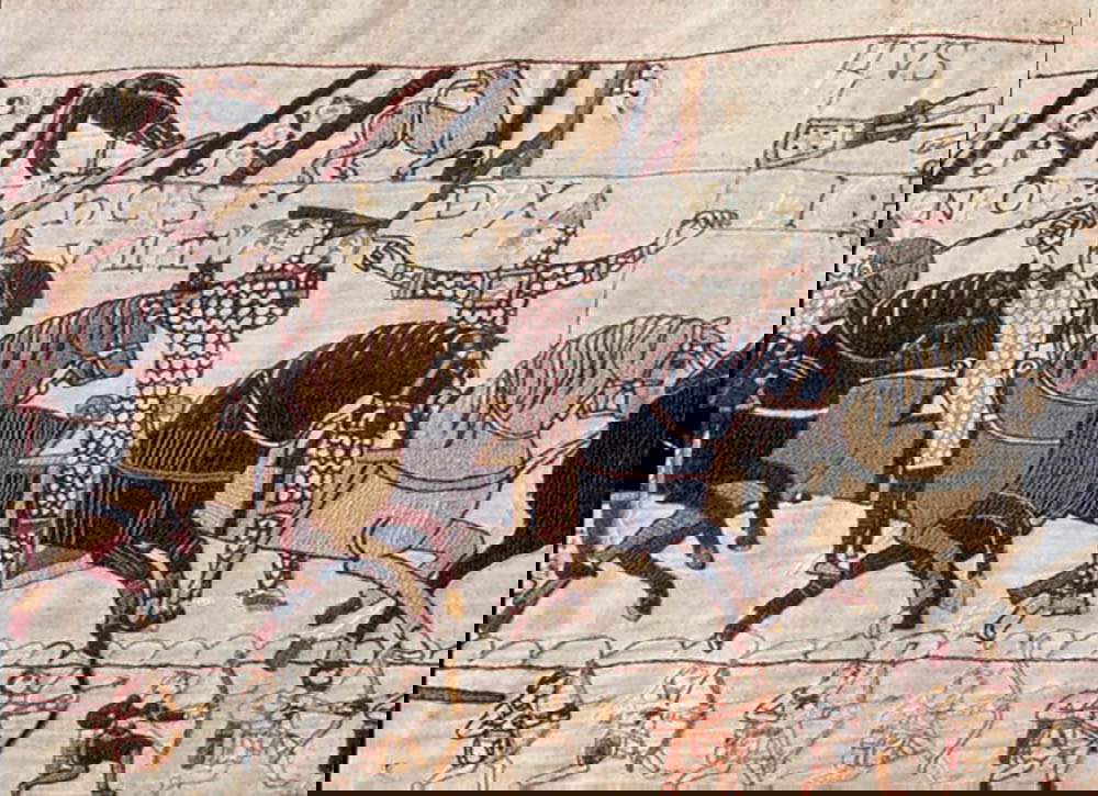 bayeux tapestry medieval armor