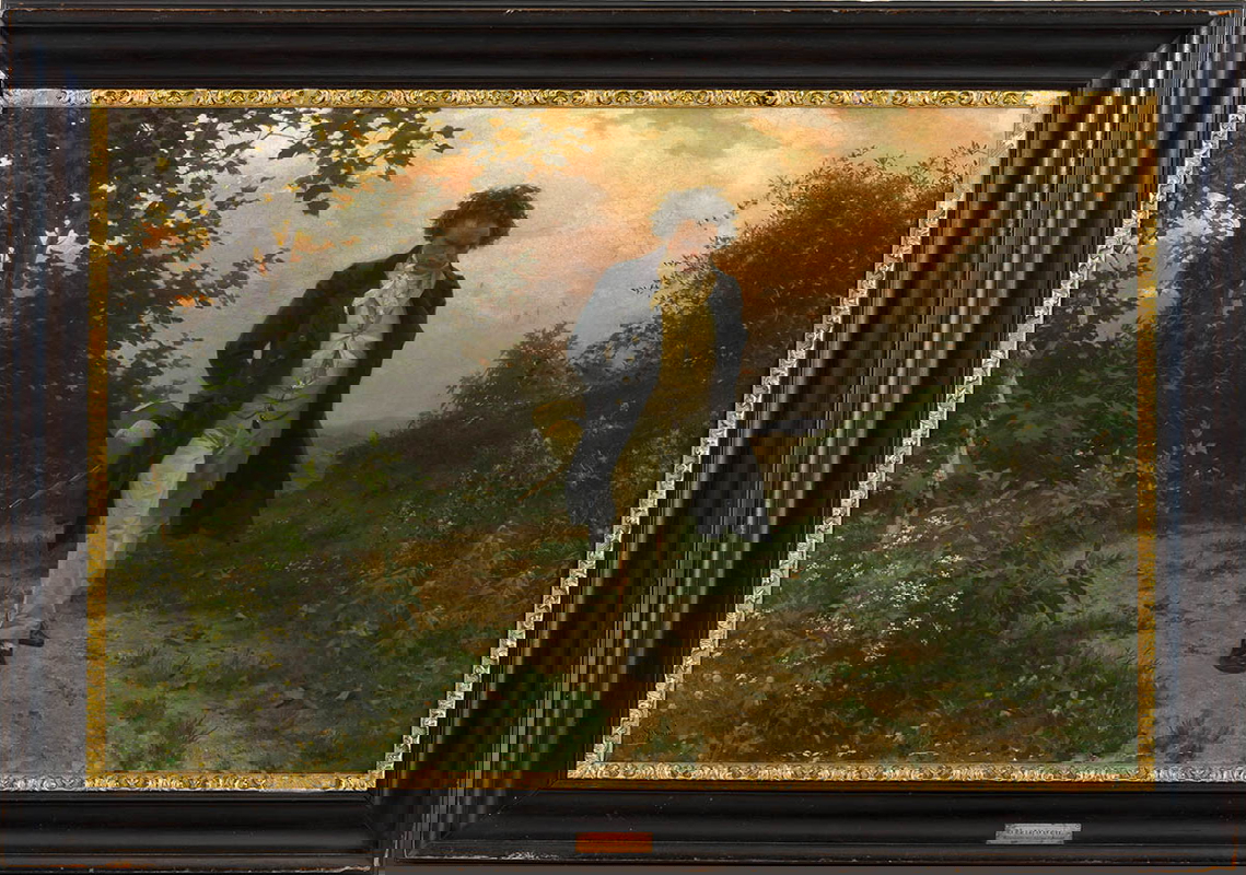 beethoven painting walking nature