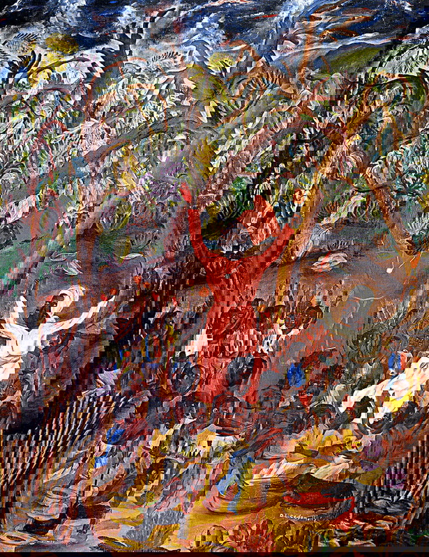 cedor dieudonne bois caiman painting