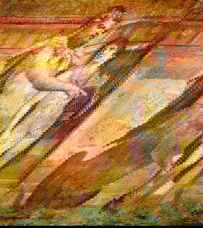 chiron achilles herculaneum fresco