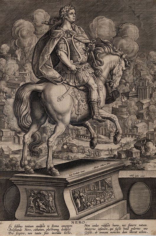 collaert equestrain nero great fire metmuseum
