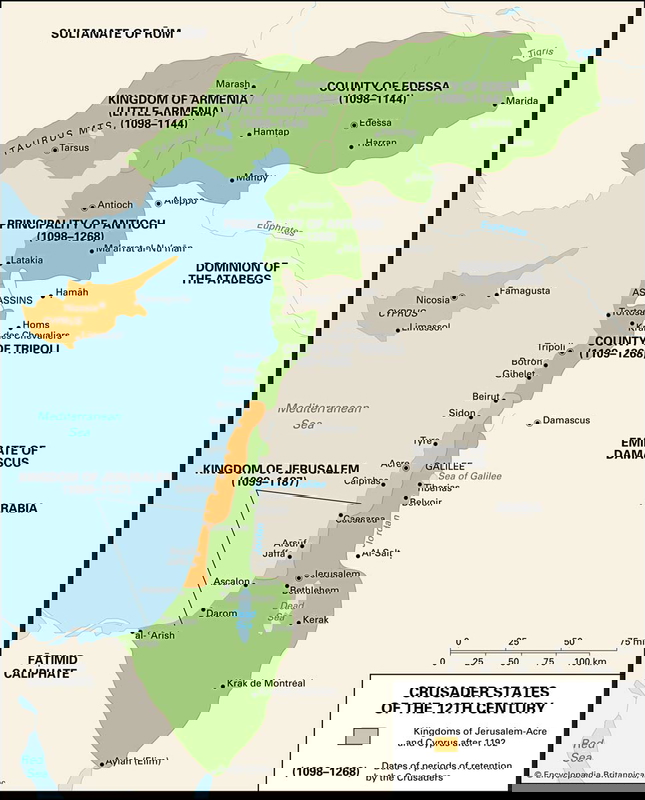 crusader states 12th century