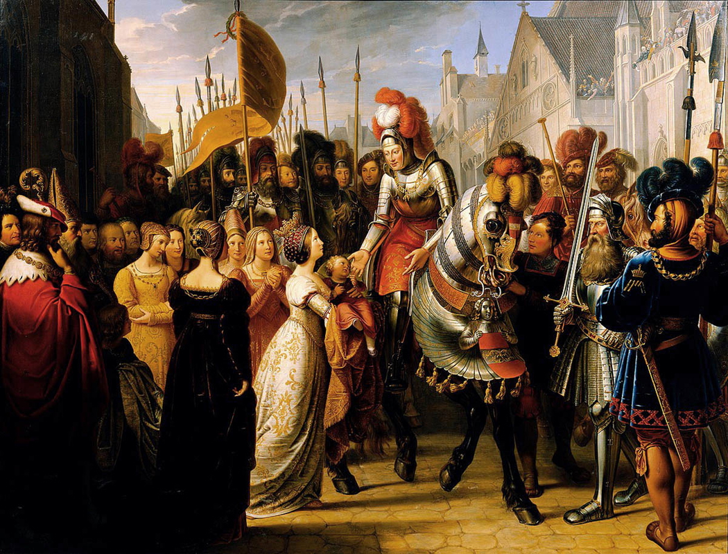 emperor maximilian habsburg enters ghent anton petter